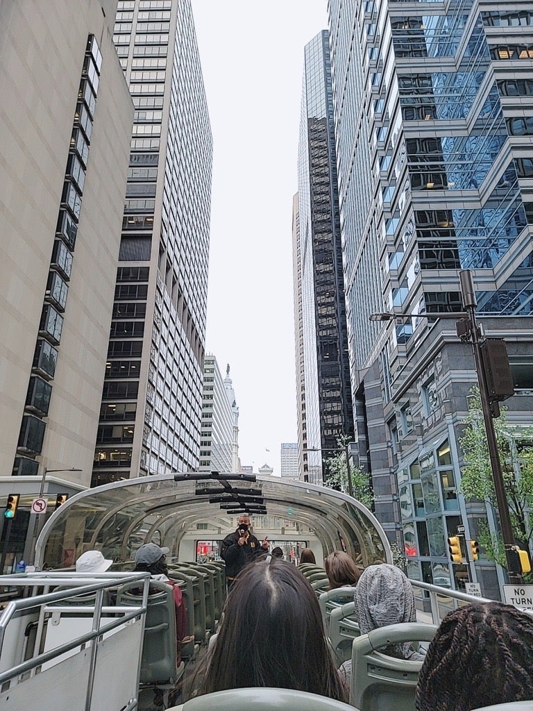 Students on a tour during Engagement Day