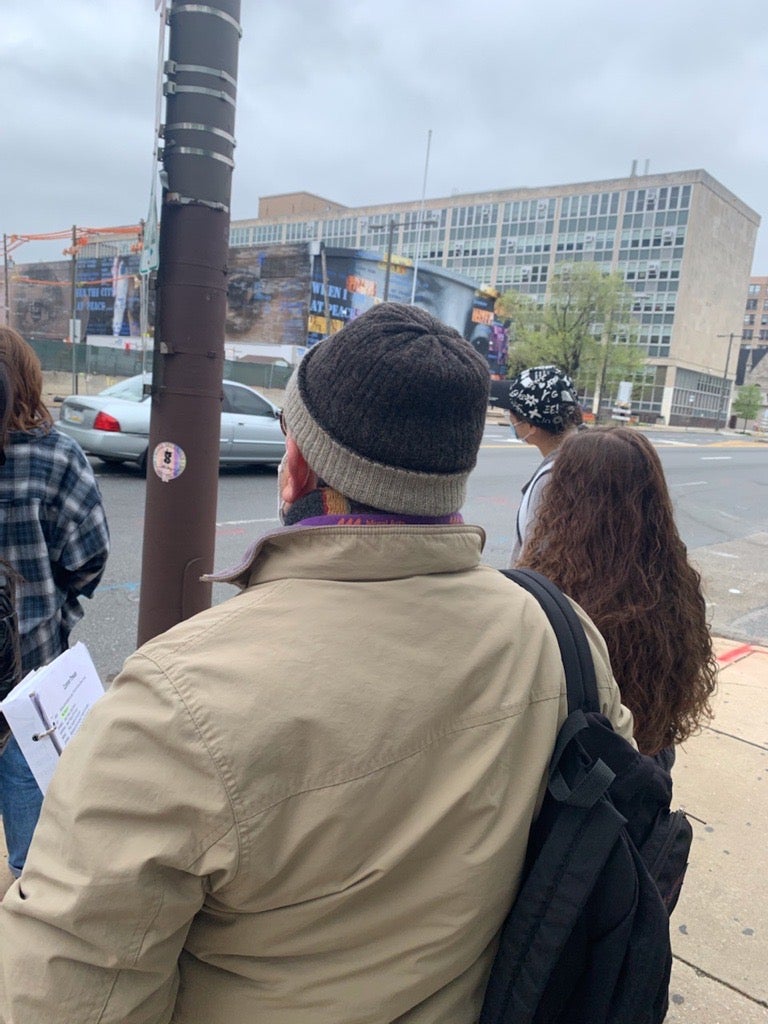 Students on a tour during Engagement Day