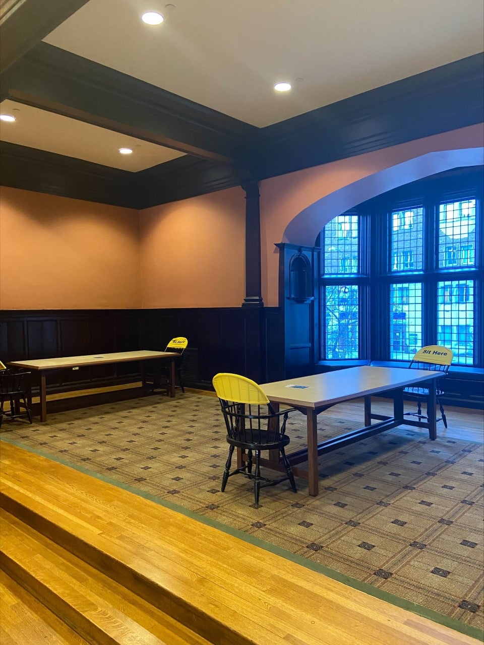 Socially Distanced Study & Lounge Space at Houston Hall Reading Room