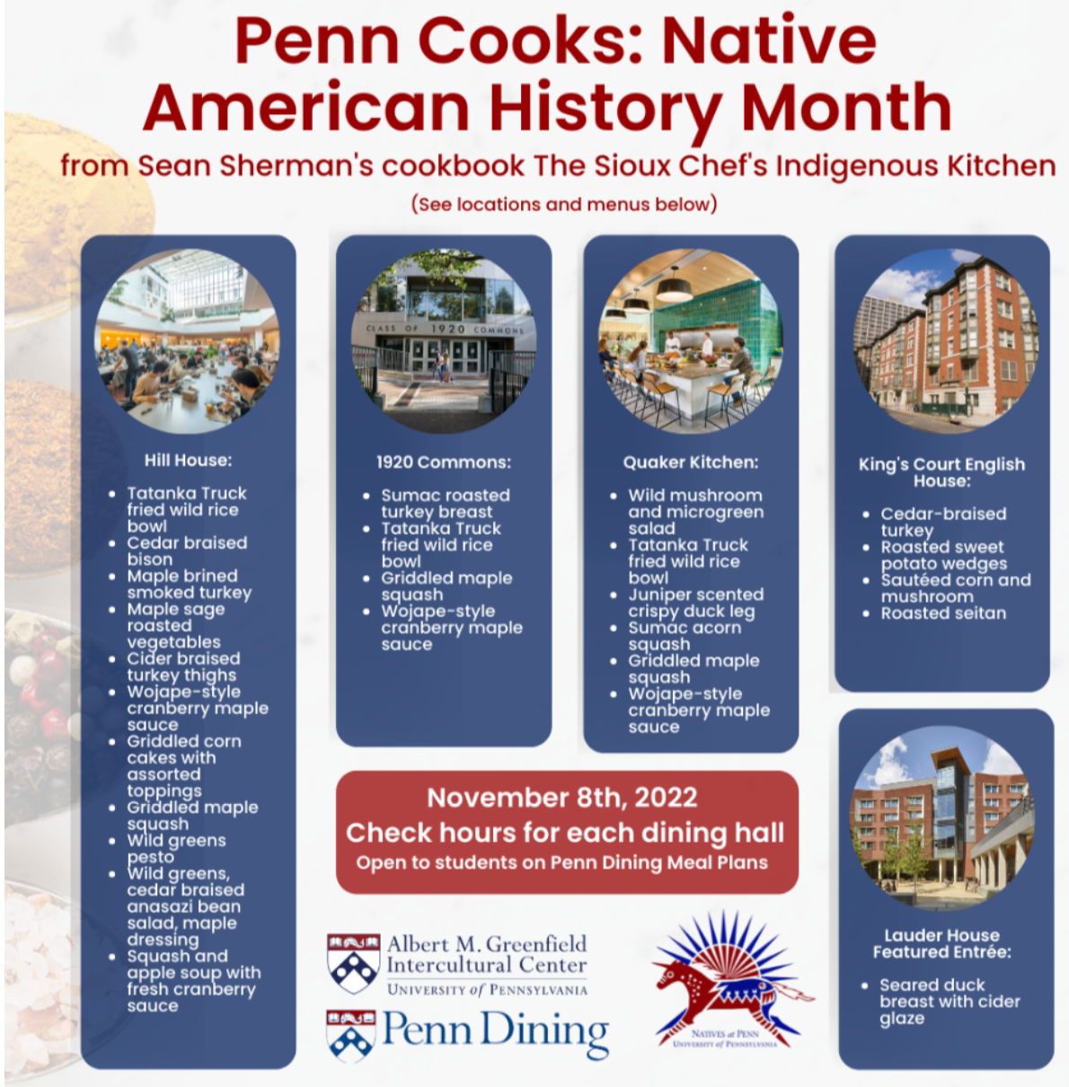 Penn Cooks Native American History Month