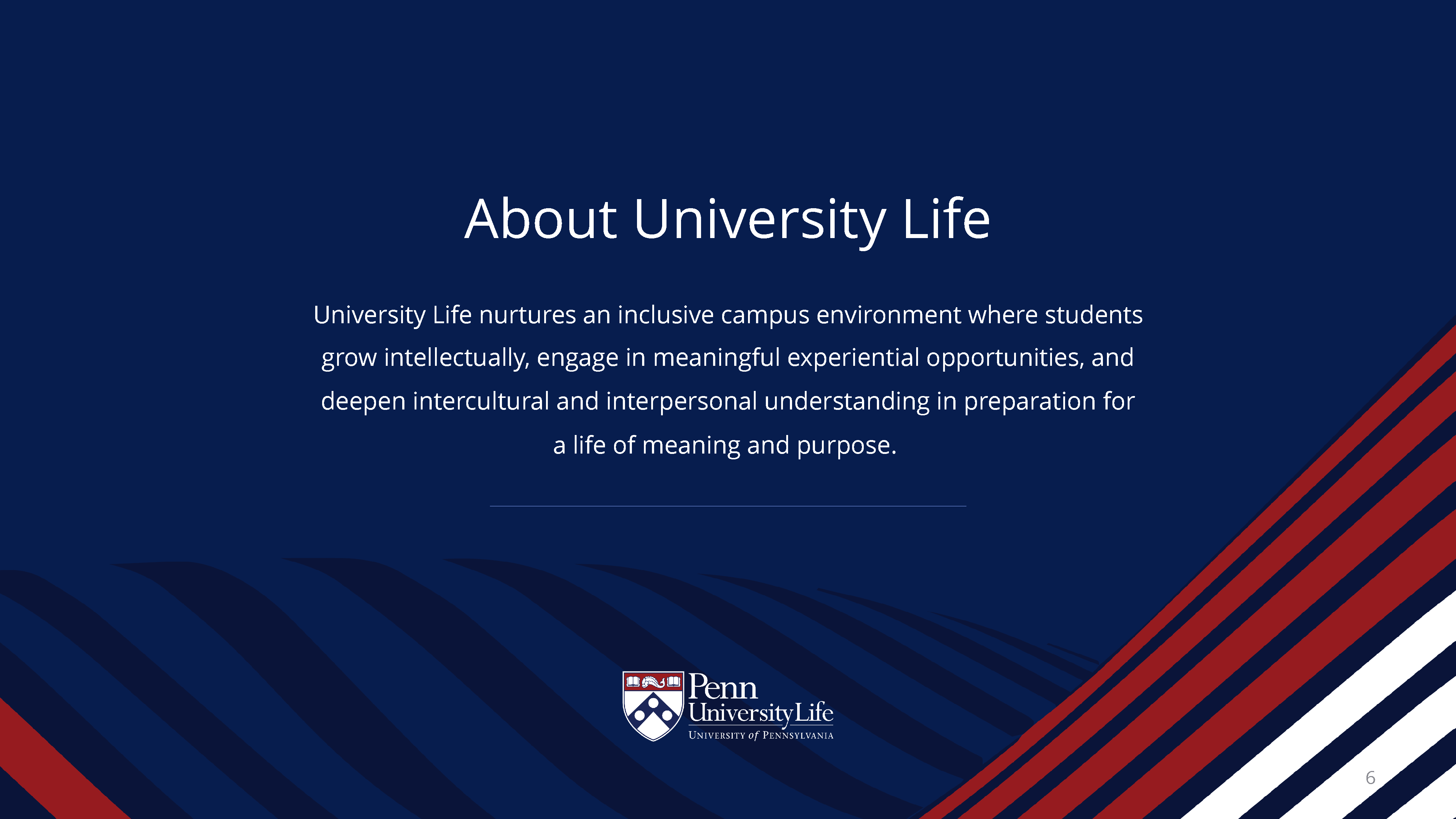 University Life High Level Presentation