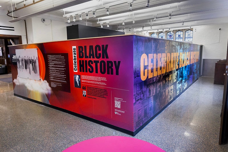 Black History Month mural