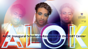 ALOK Scholar in Residence event flyer