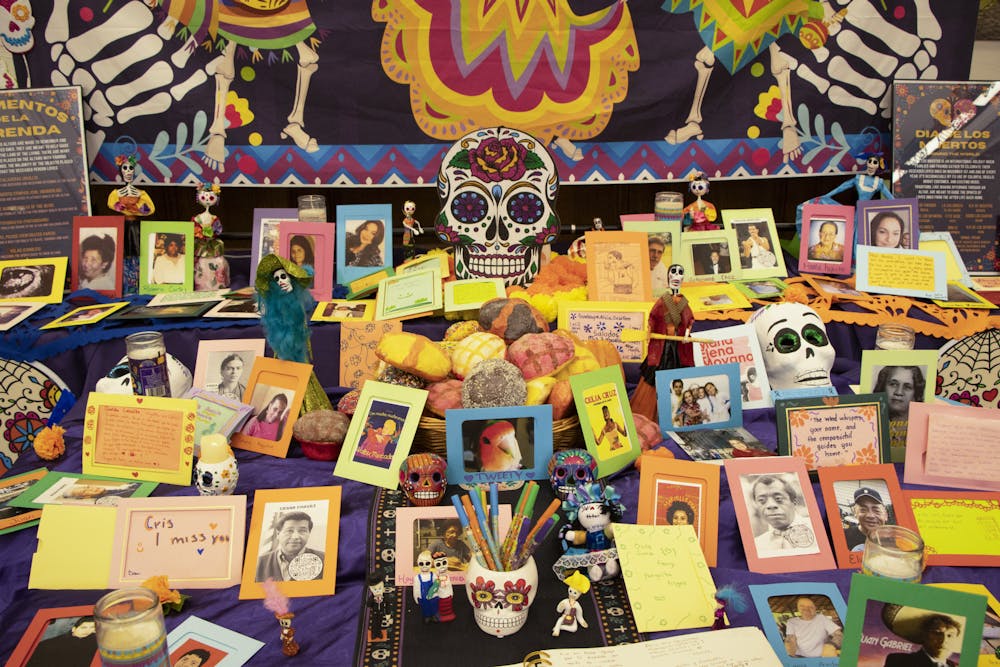 Colorful Día de los Muertos display in ARCH